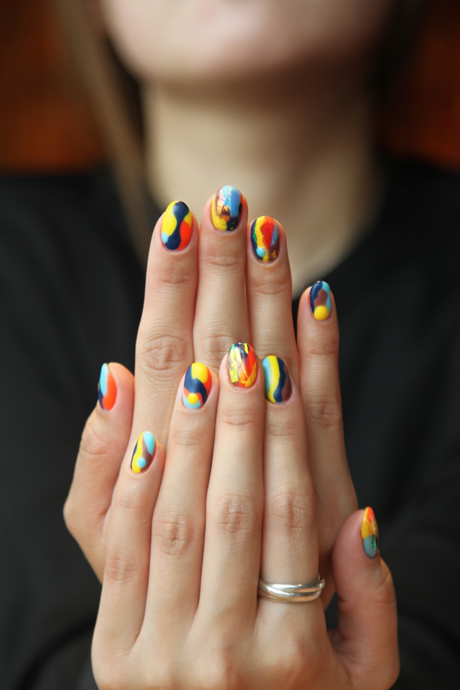 Sunset ombré · hand-painted